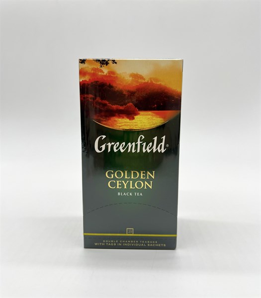 Чай Greenfield Golden Ceylon 25 пакетов - фото 6167