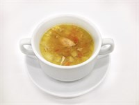 Суп картофельный с бобовыми и мясом птицы 200 гр