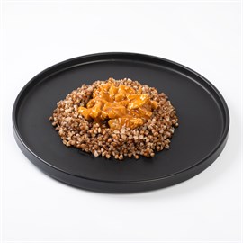 Гуляш из мяса птицы, греча отварная 285 гр 4081