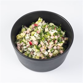 Окрошка с ветчиной 200 гр 5558