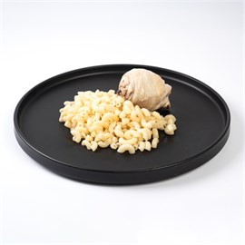 Курица отварная с рожками отварными 275г 2552